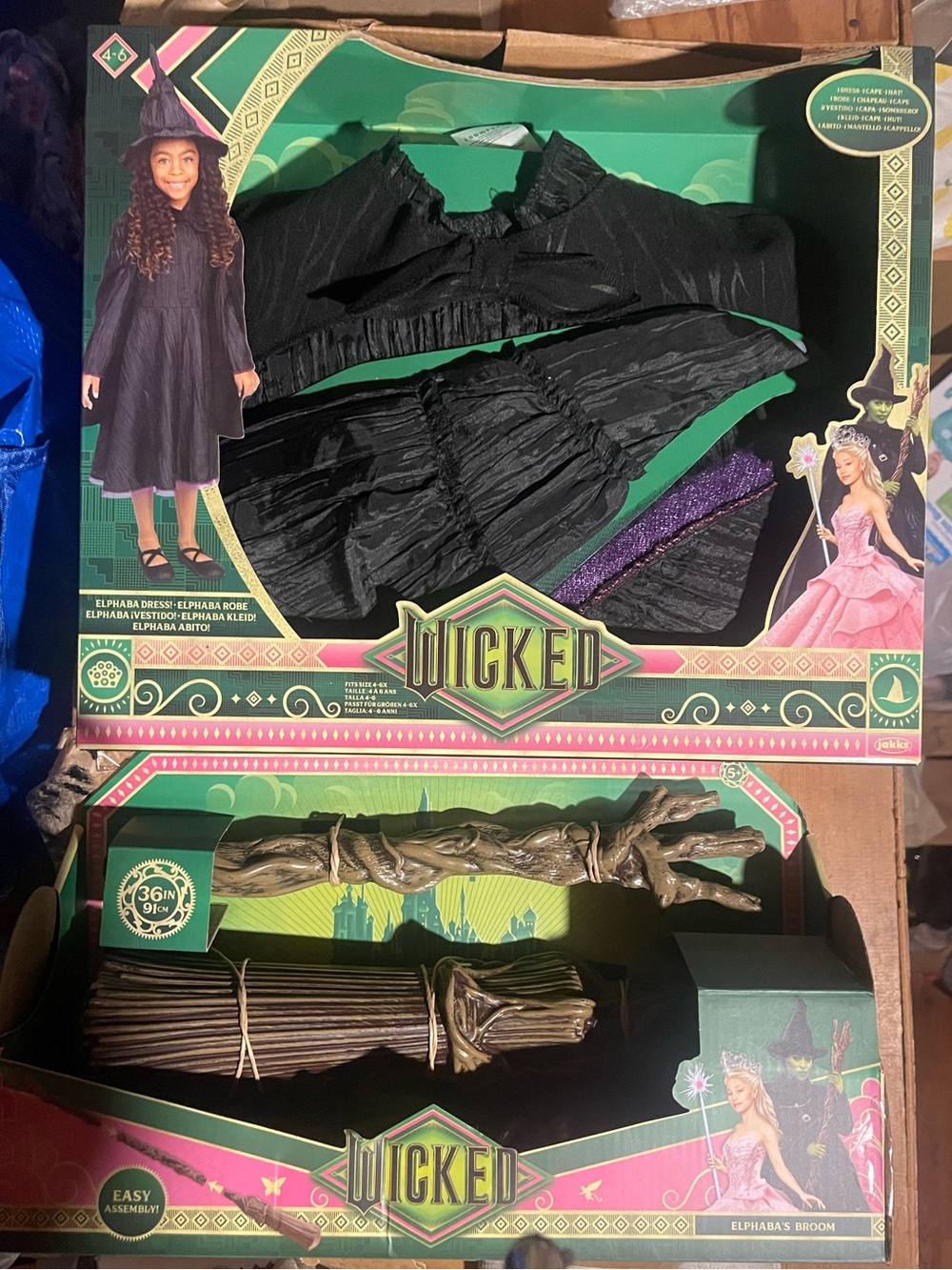 Elphaba Kids Black Costume Dress